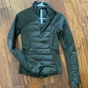 Lululemon army green jacket